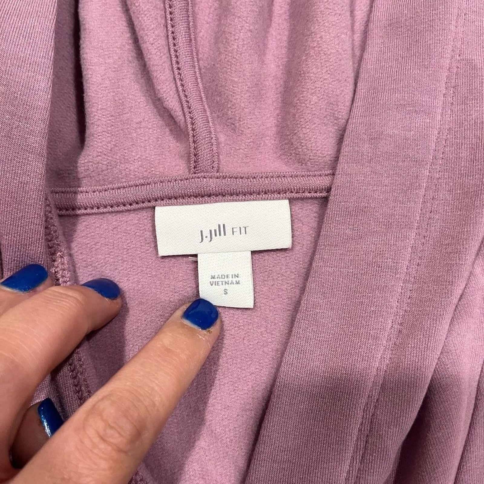 Vintage J. Jill Fit Hoodie Pullover Pink - Size Small Size S / US 4 / IT 40 - 7 Thumbnail