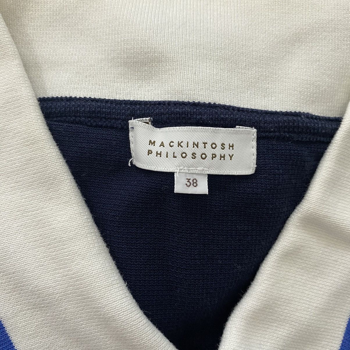 Mackintosh × Vintage Vintage MACKINTOSH PHILOSOPHY Plain Black Collar Button Up Size S / US 4 / IT 40 - 4 Thumbnail