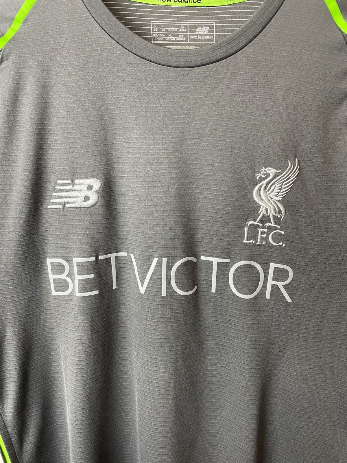New Balance MEN'S FC LIVERPOOL 2018/2019 TRAINING FOOTBALL JERSEY L MEN Size US L / EU 52-54 / 3 - 3 Thumbnail