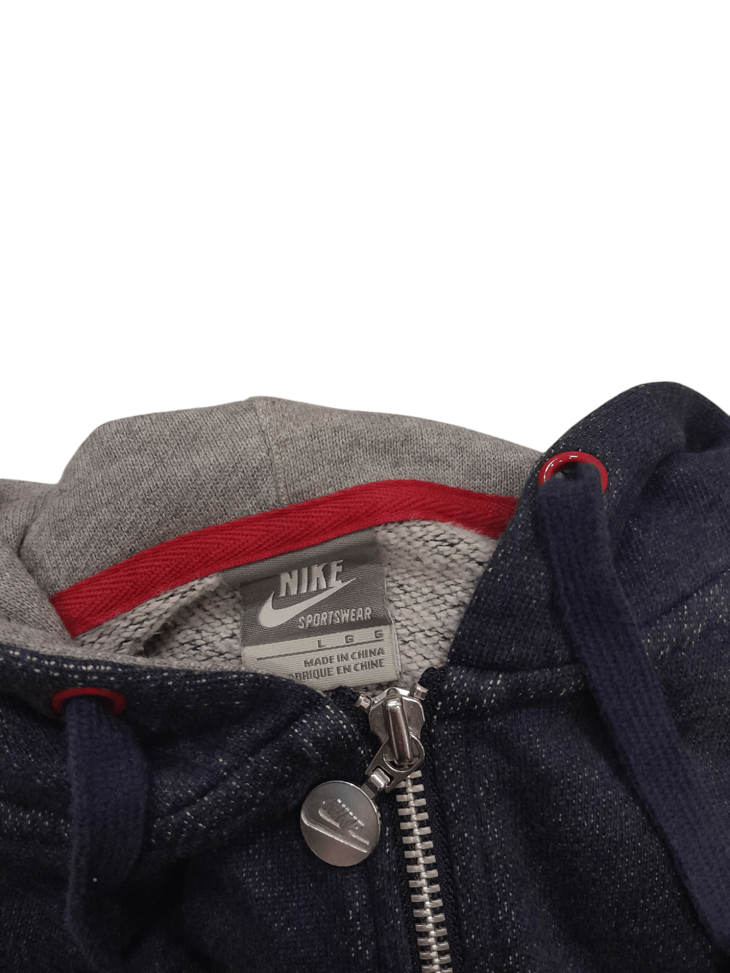 Nike NIKE Indigo Hoodie Sweatshirt (F580) Size US L / EU 52-54 / 3 - 3 Thumbnail