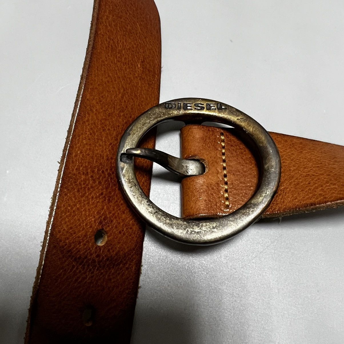 Diesel Vintage Diesel Leather old Belt Size ONE SIZE - 11 Thumbnail