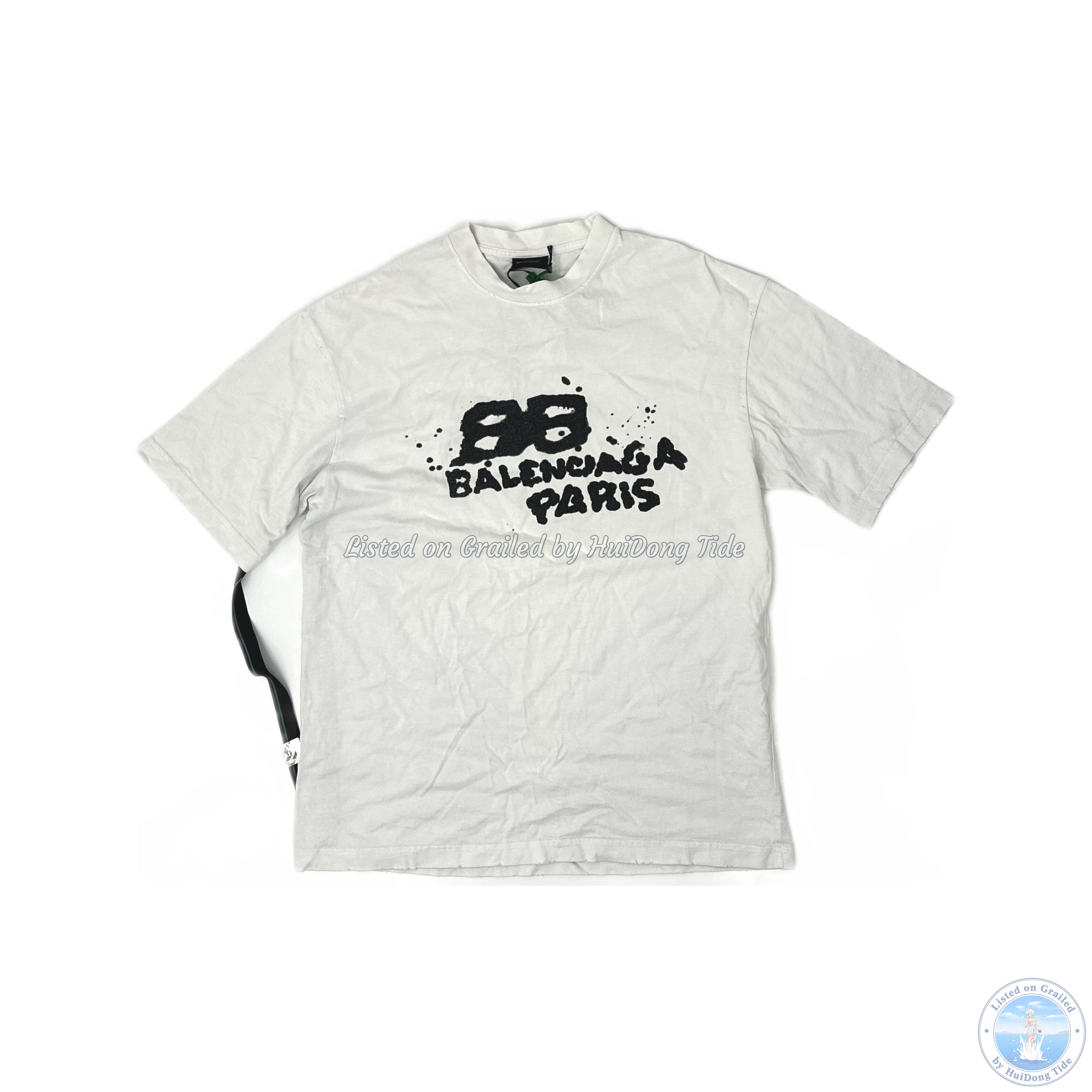 Balenciaga Balenciaga - Interlocking BB Logo Tee | Grailed