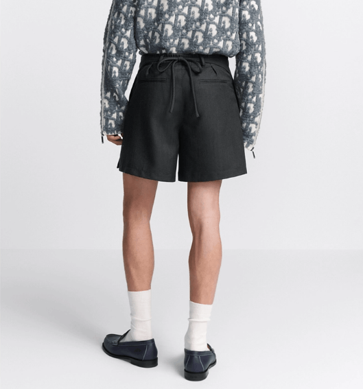 Dior o1w1db10525 493C19 Tailored Short with Tied Bow in Black Size US 36 / EU 52 - 6 Thumbnail