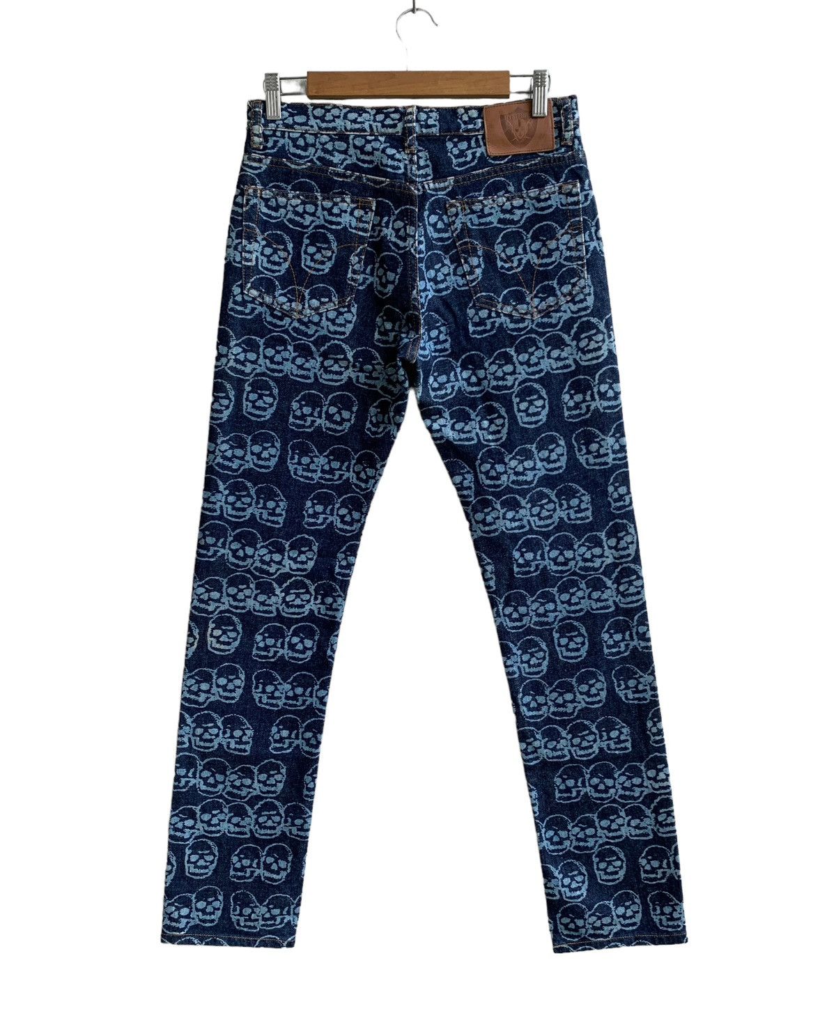 Hysteric Glamour 🔥Iconic 90s Vintage Hysteric Glamour Skull Head Over Printed Size US 29 - 1 Thumbnail