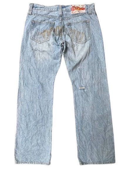 Other CO & LU STRAIGHT CUT JEANS SMALL DISTRESSED Size US 36 / EU 52 - 3 Thumbnail