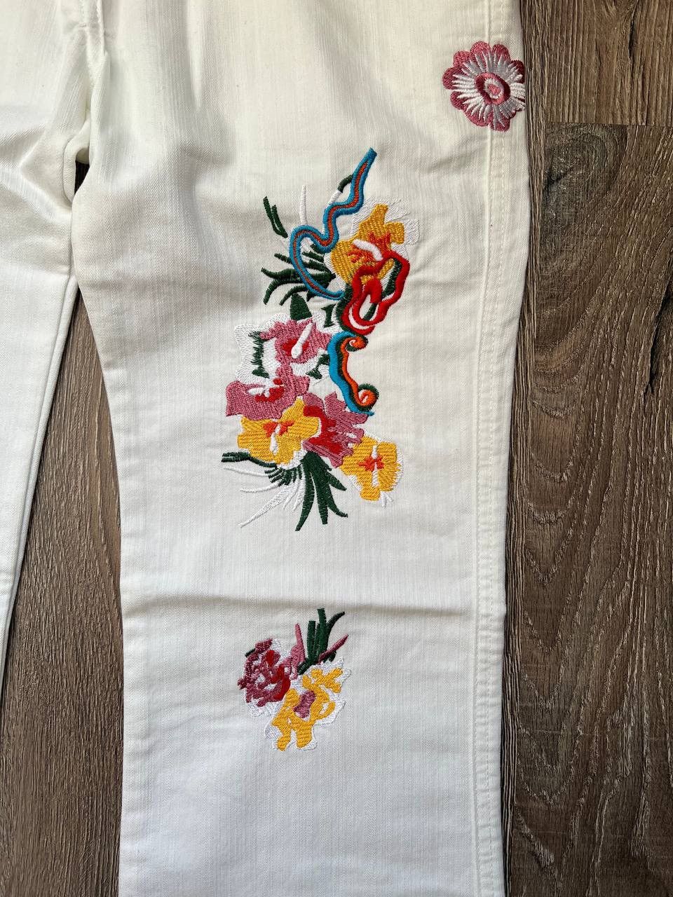 Dolce & Gabbana × Vintage Dolce & Gabbana D&G Honolulu Hawaii embroidered denim pants Size 29" - 2 Thumbnail