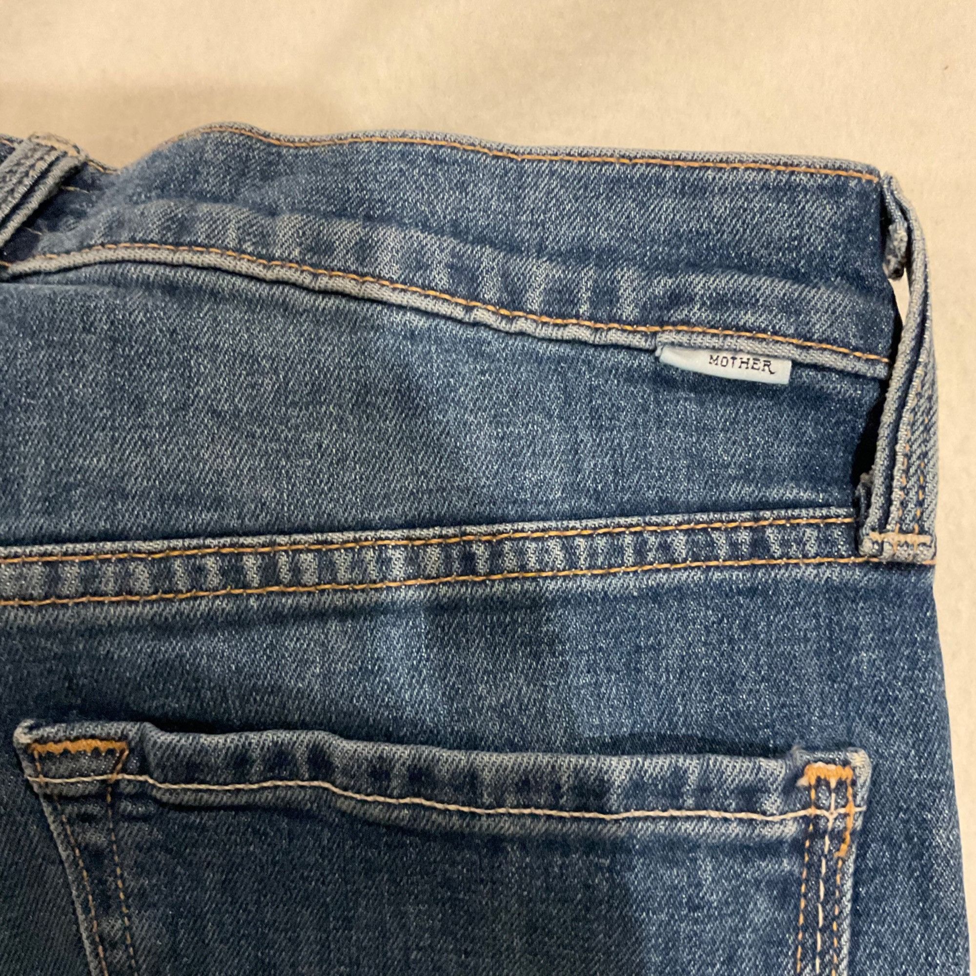MOTHER NWT MOTHER DENIM The Tomcat Ankle Fray high rise Jeans SZ28 Size 28" / US 6 / IT 42 - 11 Thumbnail