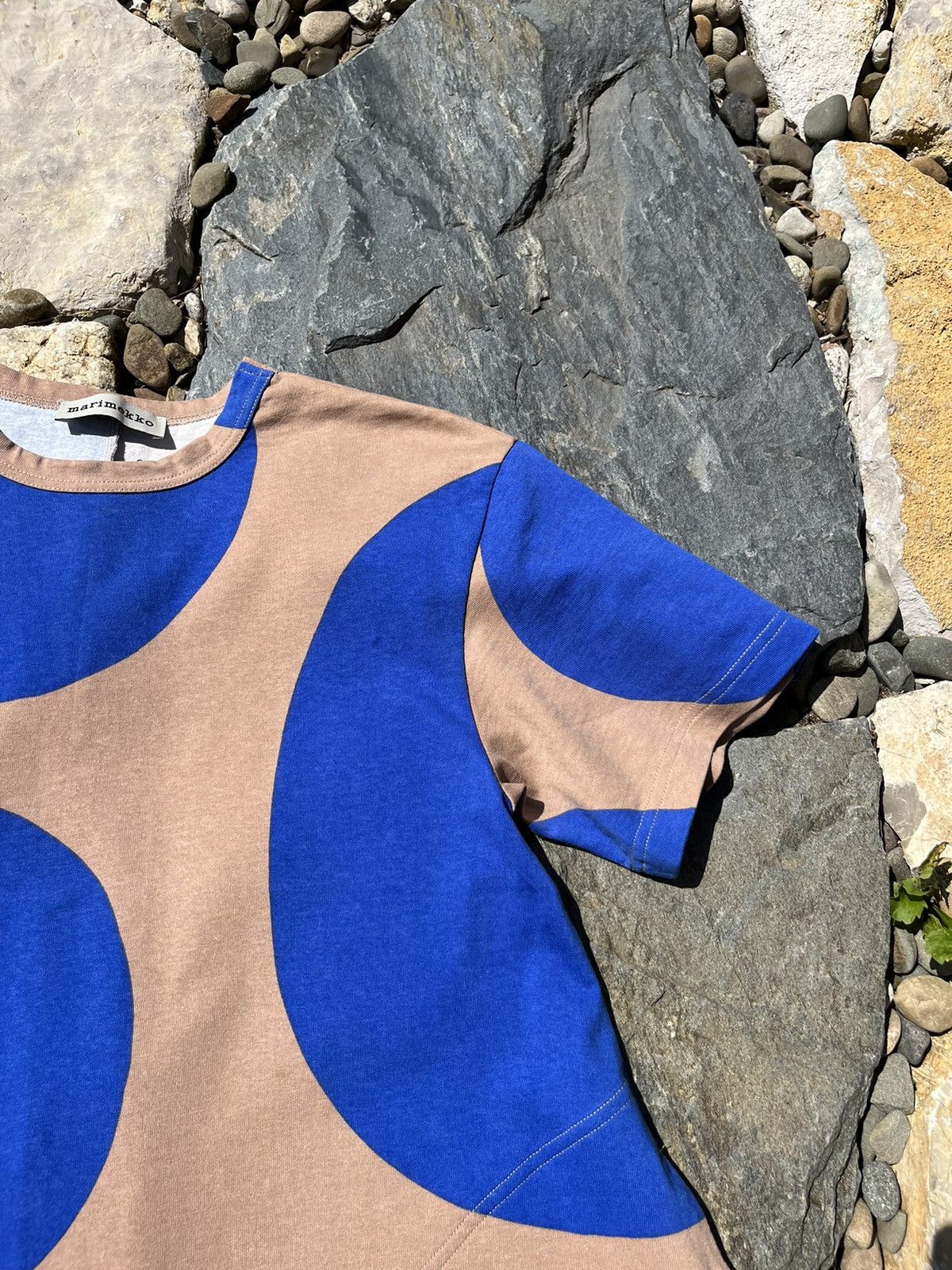 Marimekko Marimekko Tofa Klaava oversized dress tee blue polka-dot Size XXS / US 00 / IT 34 - 3 Thumbnail