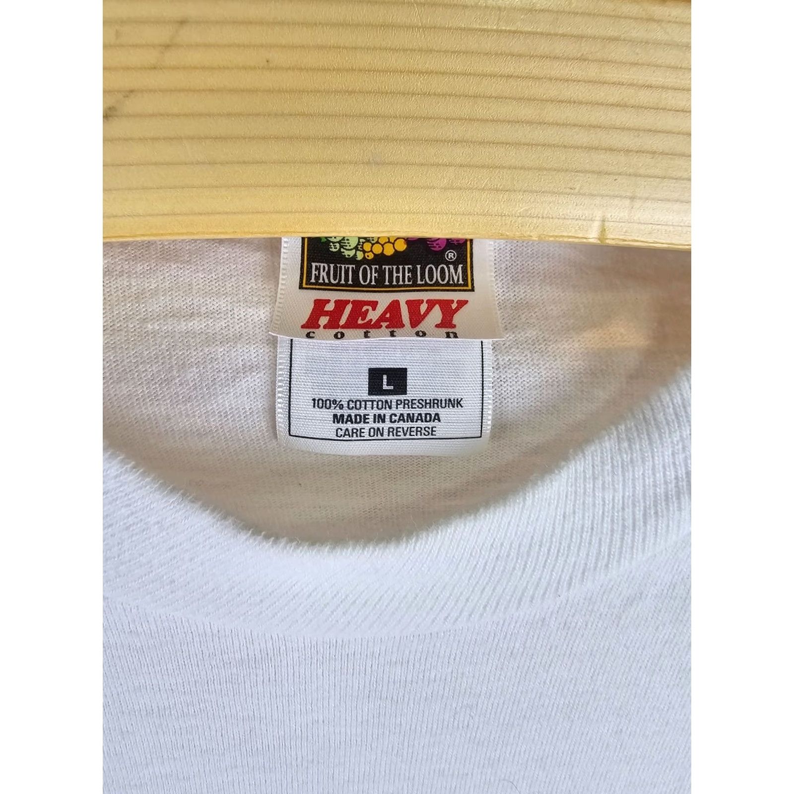 Vintage VINTAGE 90' HASSELL MOTORSPORTS SINGLE STITCH WHITE COTTON T-SHIRT SZ LARGE Size US L / EU 52-54 / 3 - 3 Thumbnail