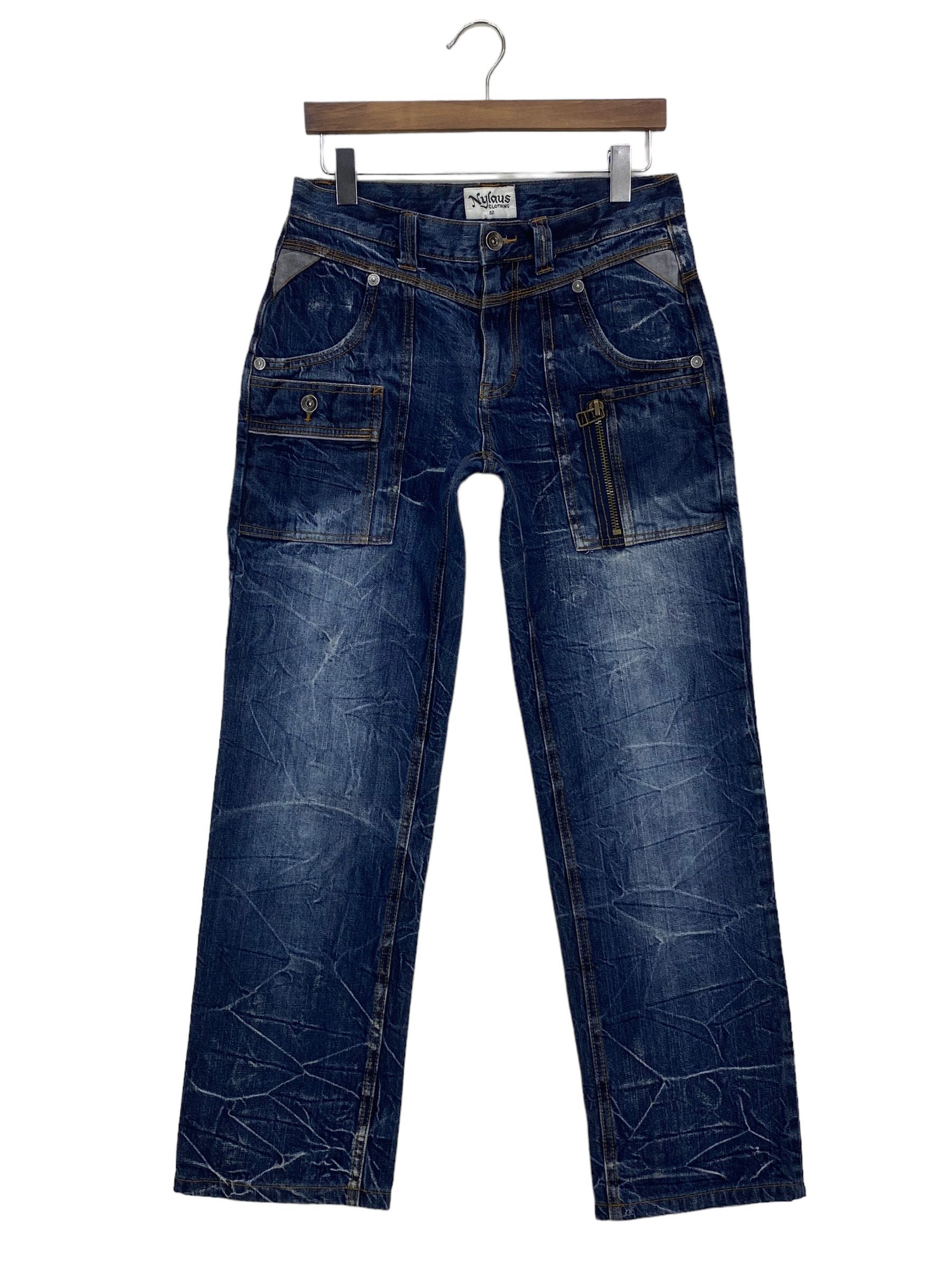 Japanese Brand Nylaus Baker Pocket Jeans Size US 29 - 1 Thumbnail
