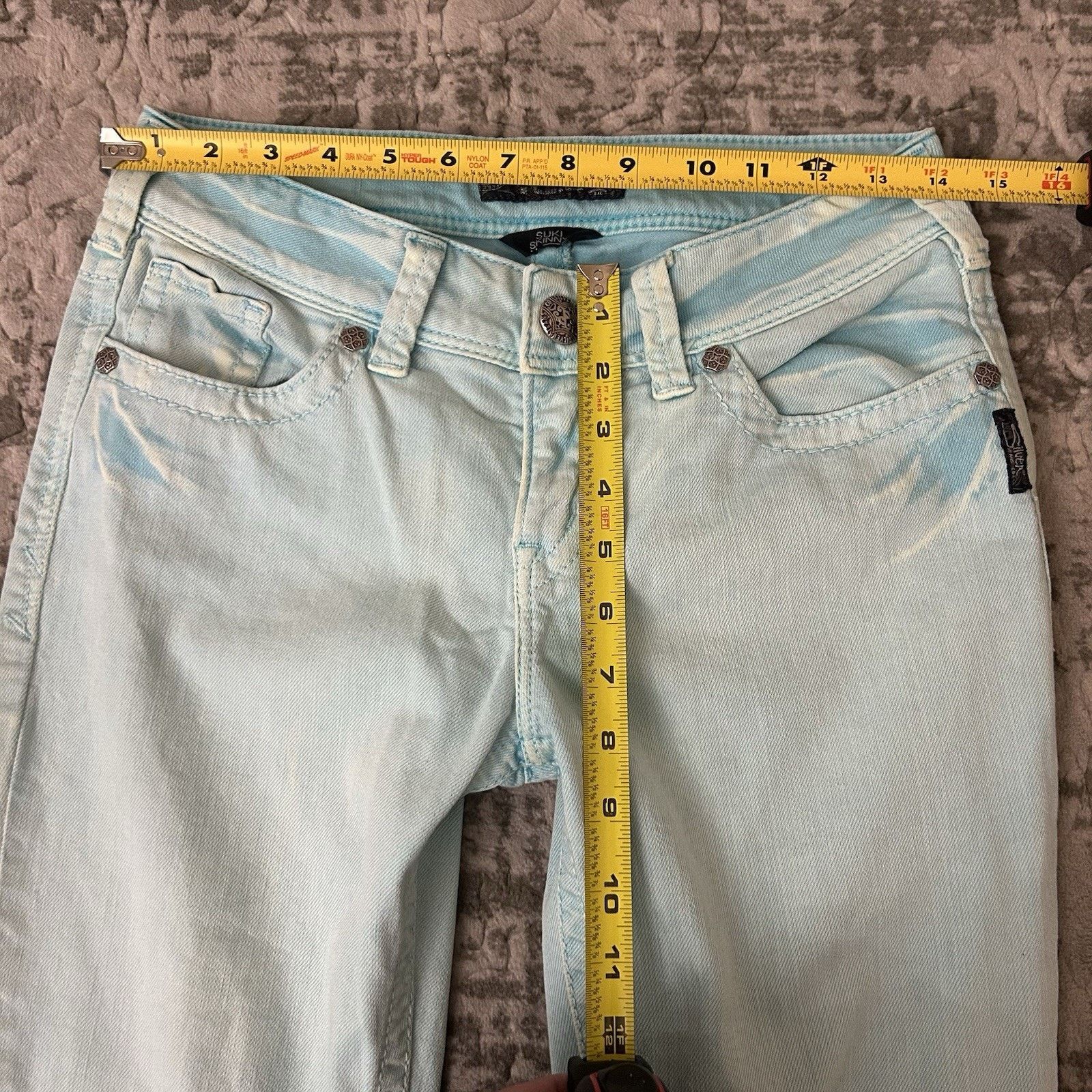 Silver Jeans Co. Silver Suki Skinny Jeans Women's W27/L31 Light Blue Wash Size 27" / US 4 / IT 40 - 13 Thumbnail