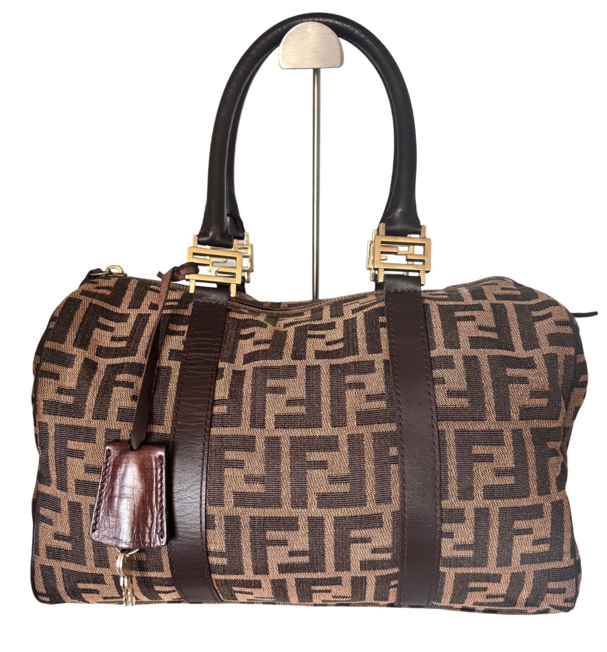 Fendi Fendi Zucca Boston Bag Size ONE SIZE - 1 Thumbnail