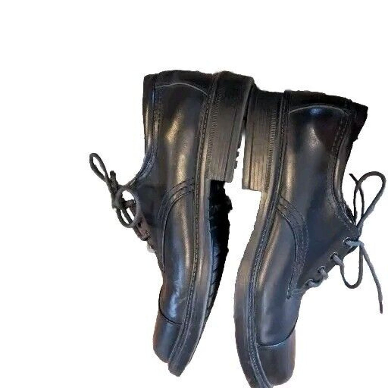 Merona Merona Black Oxford Leather Shoes Size 9 Lace Up Size US 9 / EU 42 - 2 Thumbnail