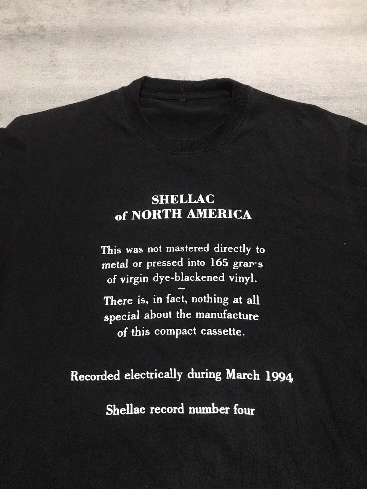 Band Tees Shellac At Action Park Album Liner Note Fanmade T-Shirt Size US L / EU 52-54 / 3 - 2 Thumbnail