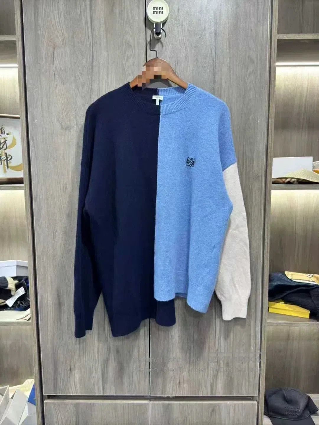 Loewe Loewe Wool Logo Colorblock Sweater. Size US M / EU 48-50 / 2 - 1 Thumbnail