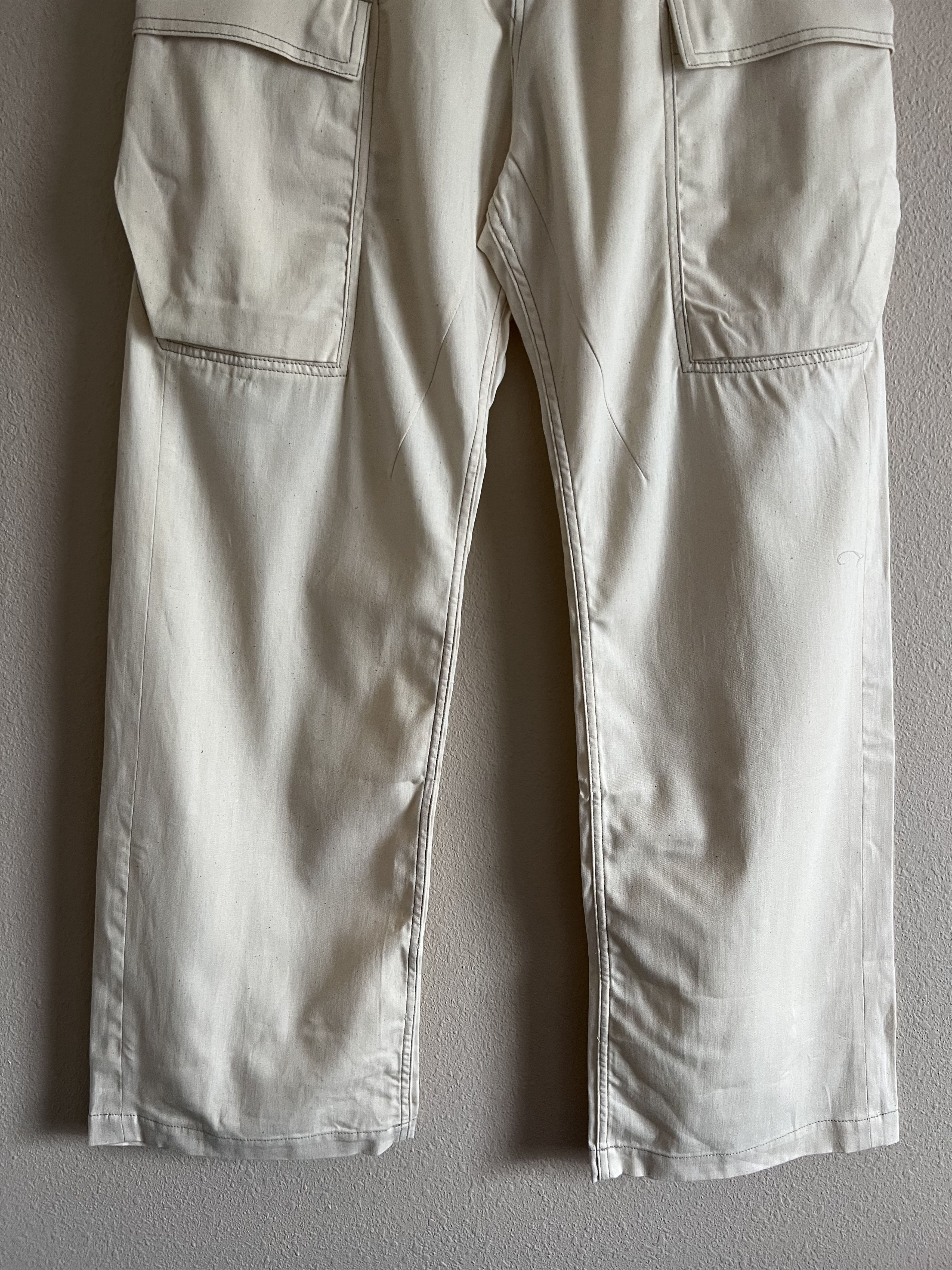 Rick Owens Drkshdw Rick Owens DRKSHDW Geth Cargo Pants in Natural Size US 30 / EU 46 - 4 Thumbnail