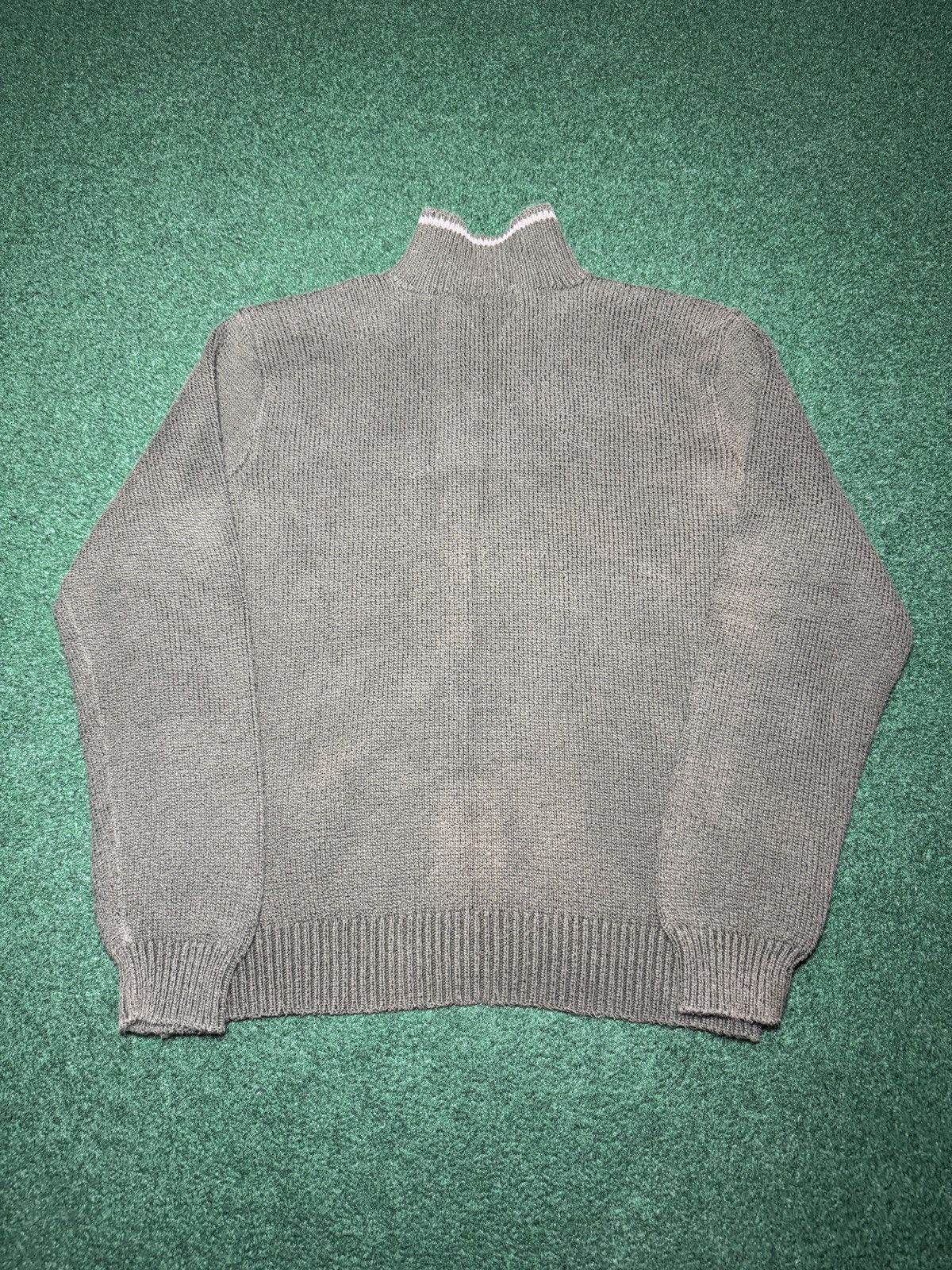 Polo Ralph Lauren Polo Ralph Lauren Vintage 1/4 Zip Cotton Olive Sweatshirt Size US XL / EU 56 / 4 - 5 Thumbnail