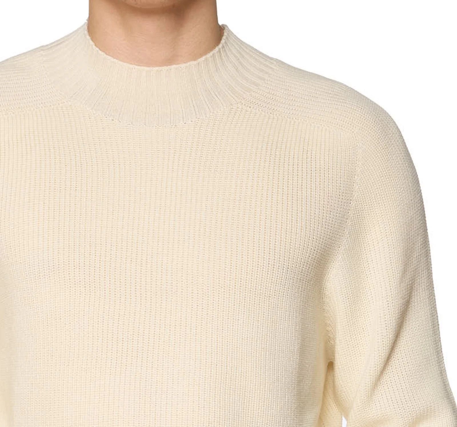 Gran Sasso GRAN SASSO for VANNUCCI Cream Virgin Wool Knit Sweater Size US XL / EU 56 / 4 - 3 Thumbnail
