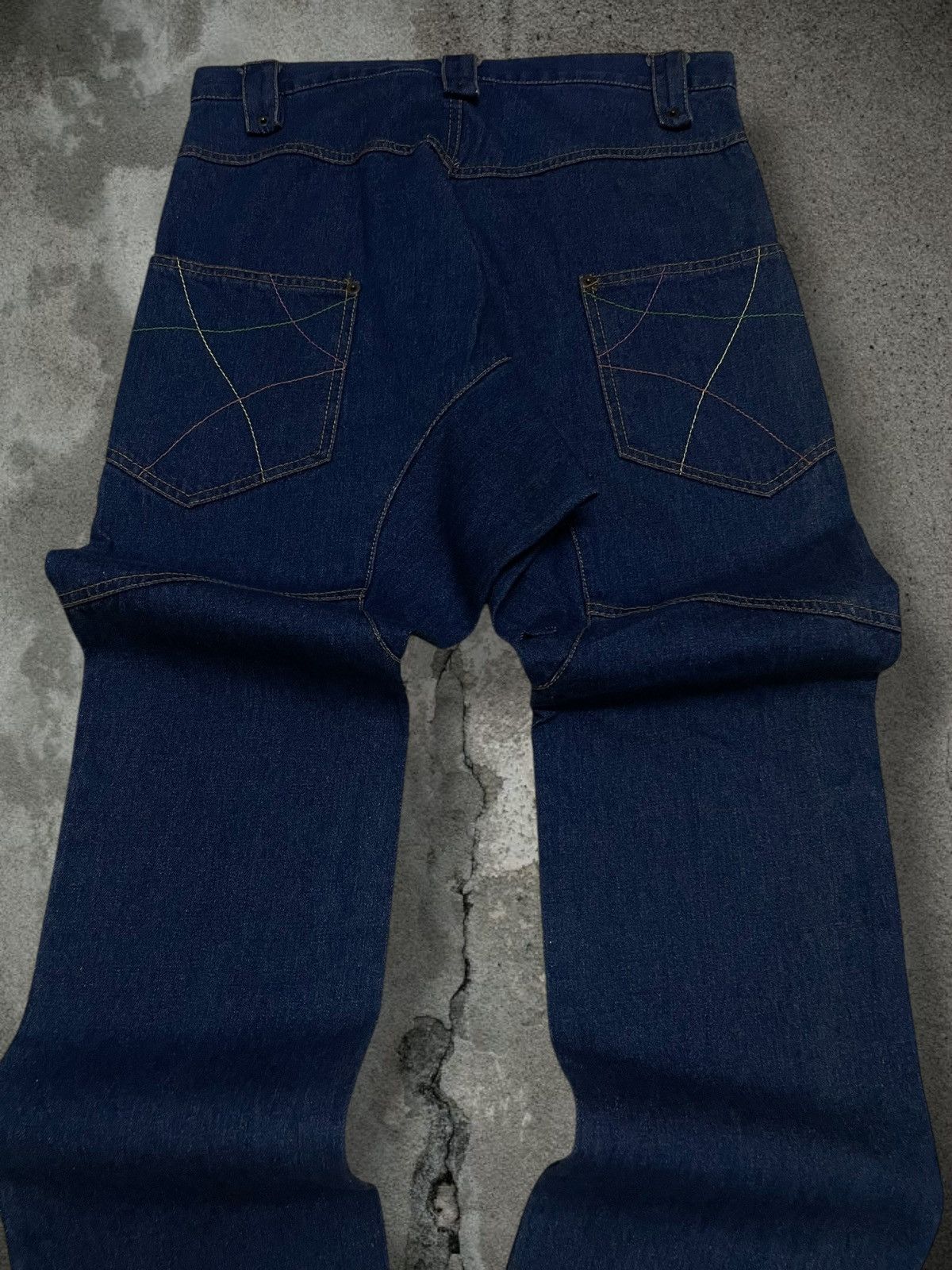 Hysteric Glamour Vintage 1990s Rare Japan Designer Speed Orange Denim Size US 31 - 10 Thumbnail