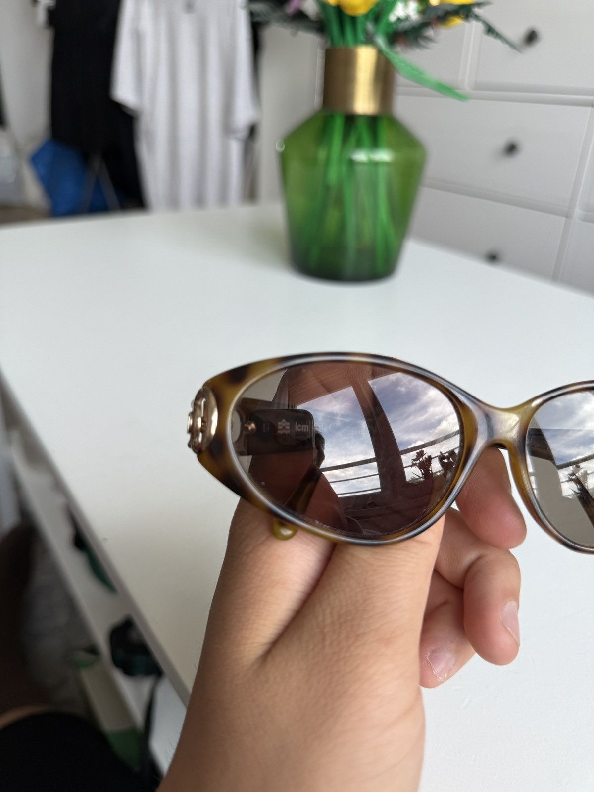 Dior Vintage 90s Christian Dior oval sunglasses old money luxury Size ONE SIZE - 10 Thumbnail