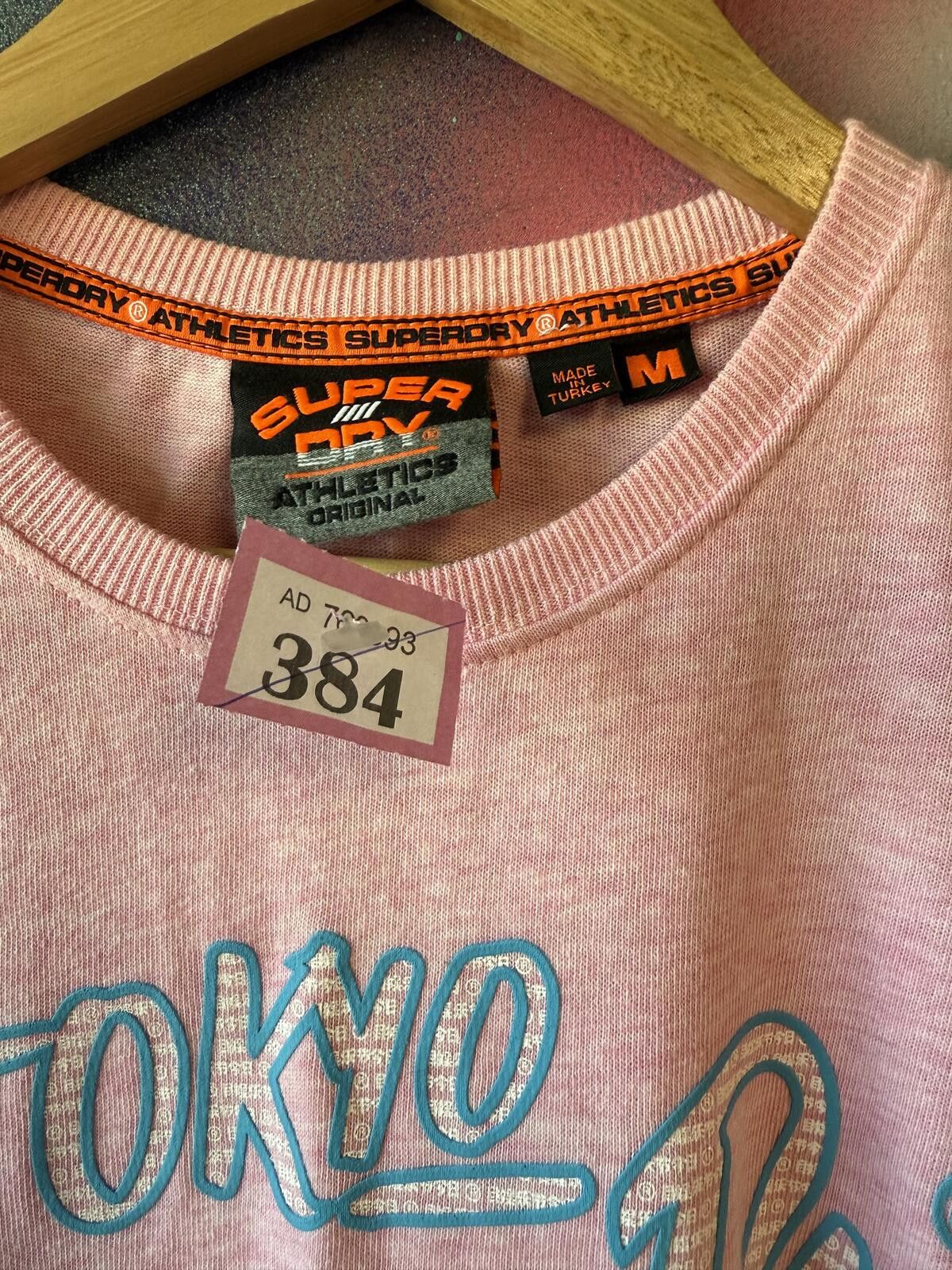 Other Superdry pink Tokyo athletics graphic t shirt Size US M / EU 48-50 / 2 - 2 Thumbnail