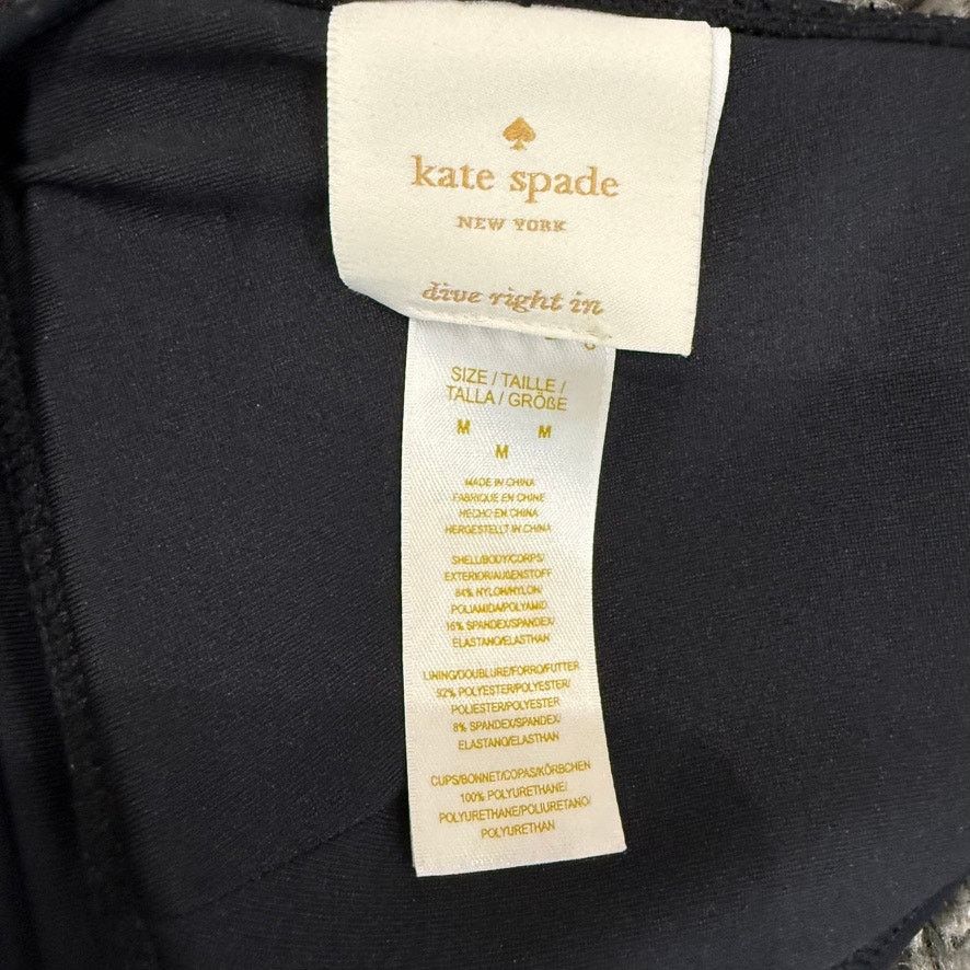 Kate Spade Kate Spade Marina Beach Halter Plunge One Piece Swimsuit, M Size ONE SIZE - 6 Thumbnail