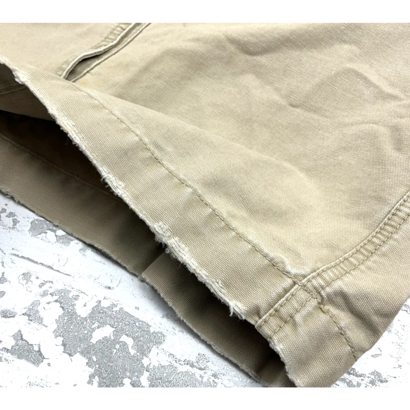 American Eagle Outfitters VINTAGE American Eagle Cargo Shorts Men 36 Beige Baggy Y2K Skate Size US 36 / EU 52 - 7 Thumbnail