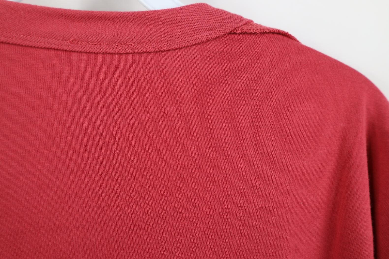 Evisu Vintage 90s EVISU Jeans Pocket Short Sleeve T-Shirt Red Size US XL / EU 56 / 4 - 12 Thumbnail