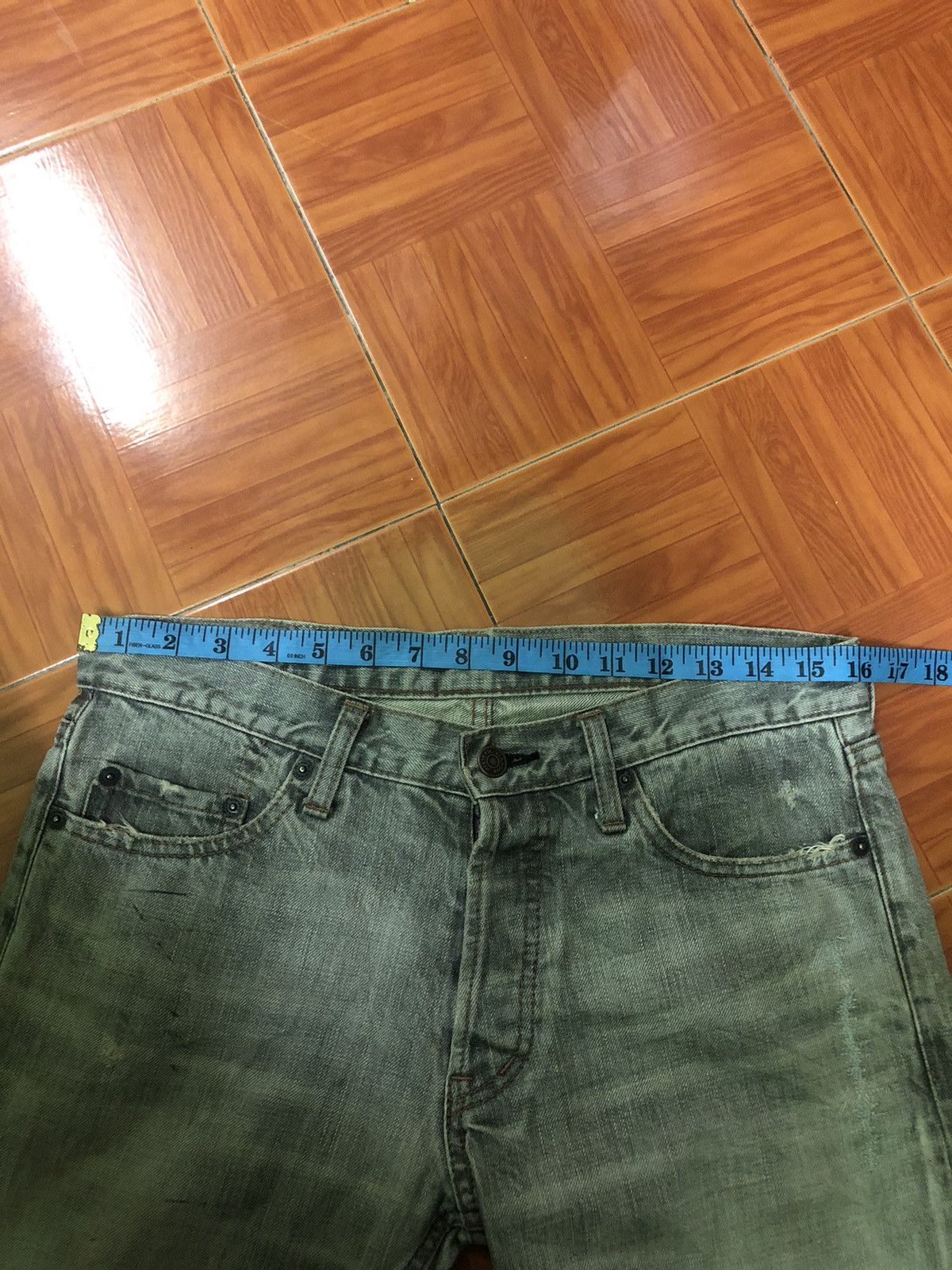 Hysteric Glamour The Hysteric XXX Hysteric Glamour Distressed Grey Denim Jean Size US 32 / EU 48 - 12 Thumbnail