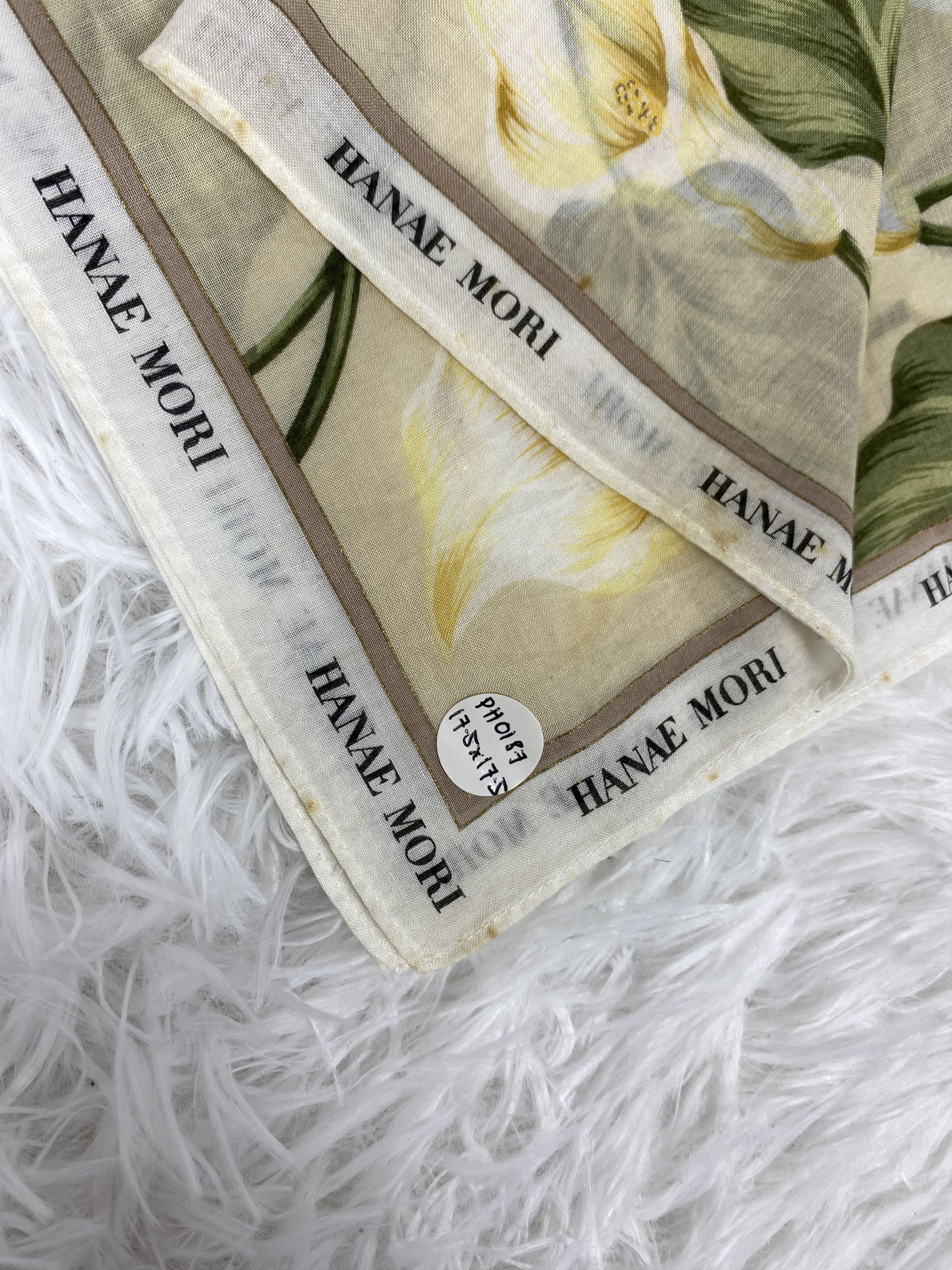 Hanae Mori × Vintage Vintage Hanae Mori Handkerchief Neckerchief PH0187 Size ONE SIZE - 2 Thumbnail