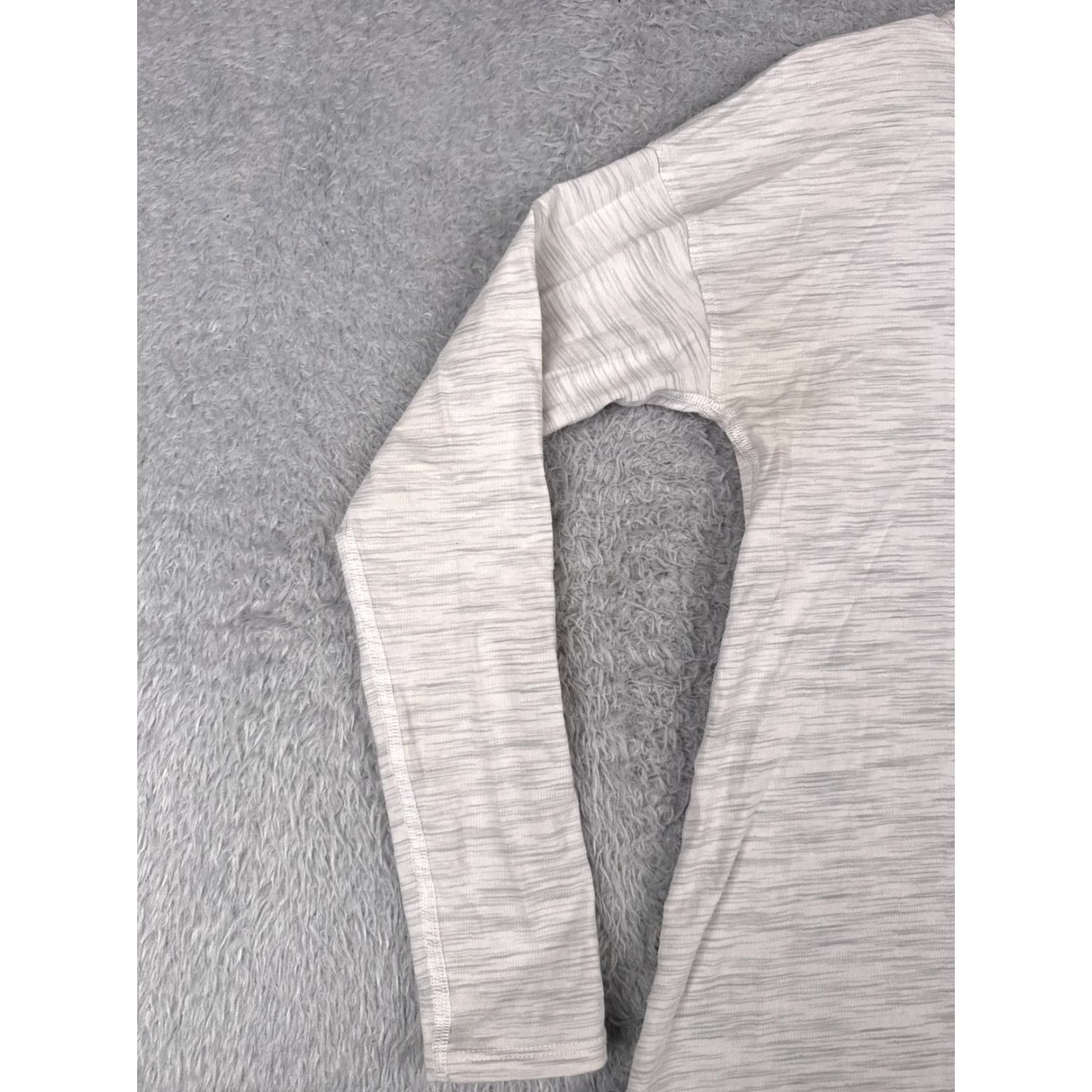 Lululemon Lululemon Shirt Women 8 Gray Heather Back Into It Long Sleeve READ W3BIOS Size M / US 6-8 / IT 42-44 - 2 Thumbnail