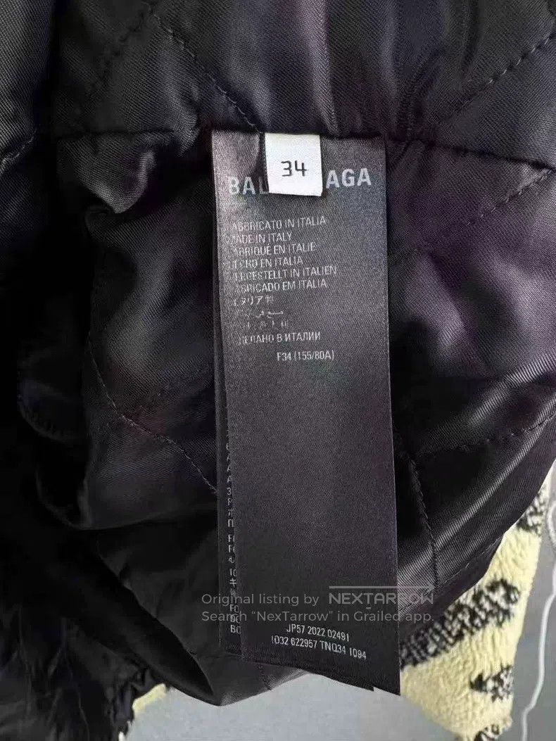 Balenciaga Balenciaga Barrage Full Logo Zipper Teddy Jacket Size XXS / US 00 / IT 34 - 4 Thumbnail