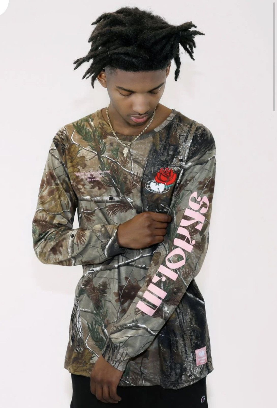 Wu-Tang Clan Wu Wear Long Sleeve Tee, Realtree Camo XXXL Size US XXL / EU 58 / 5 - 1 Thumbnail
