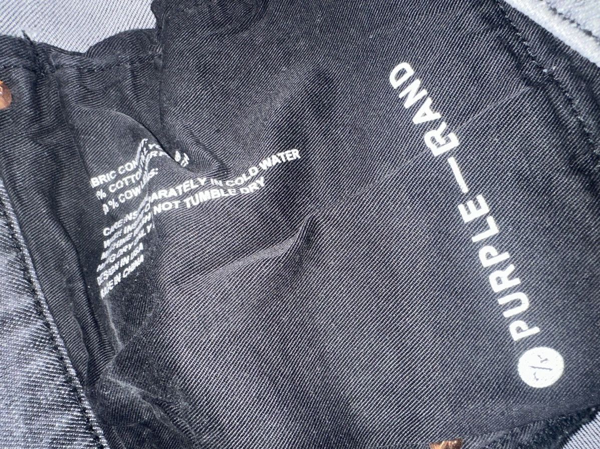 Purple Brand PURPLE BRAND CRYSTAL EMBELLISHED DESTROYED JEAN Size US 36 / EU 52 - 4 Thumbnail