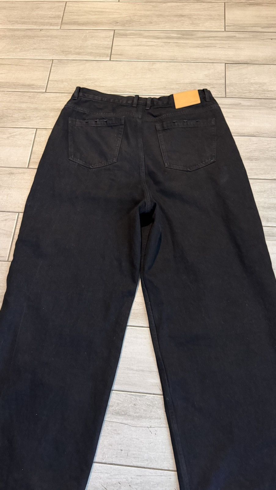 Cole Henry Cole Henry Washed Black Denim Jeans 38x32 - Distressed Size US 38 / EU 54 - 6 Thumbnail