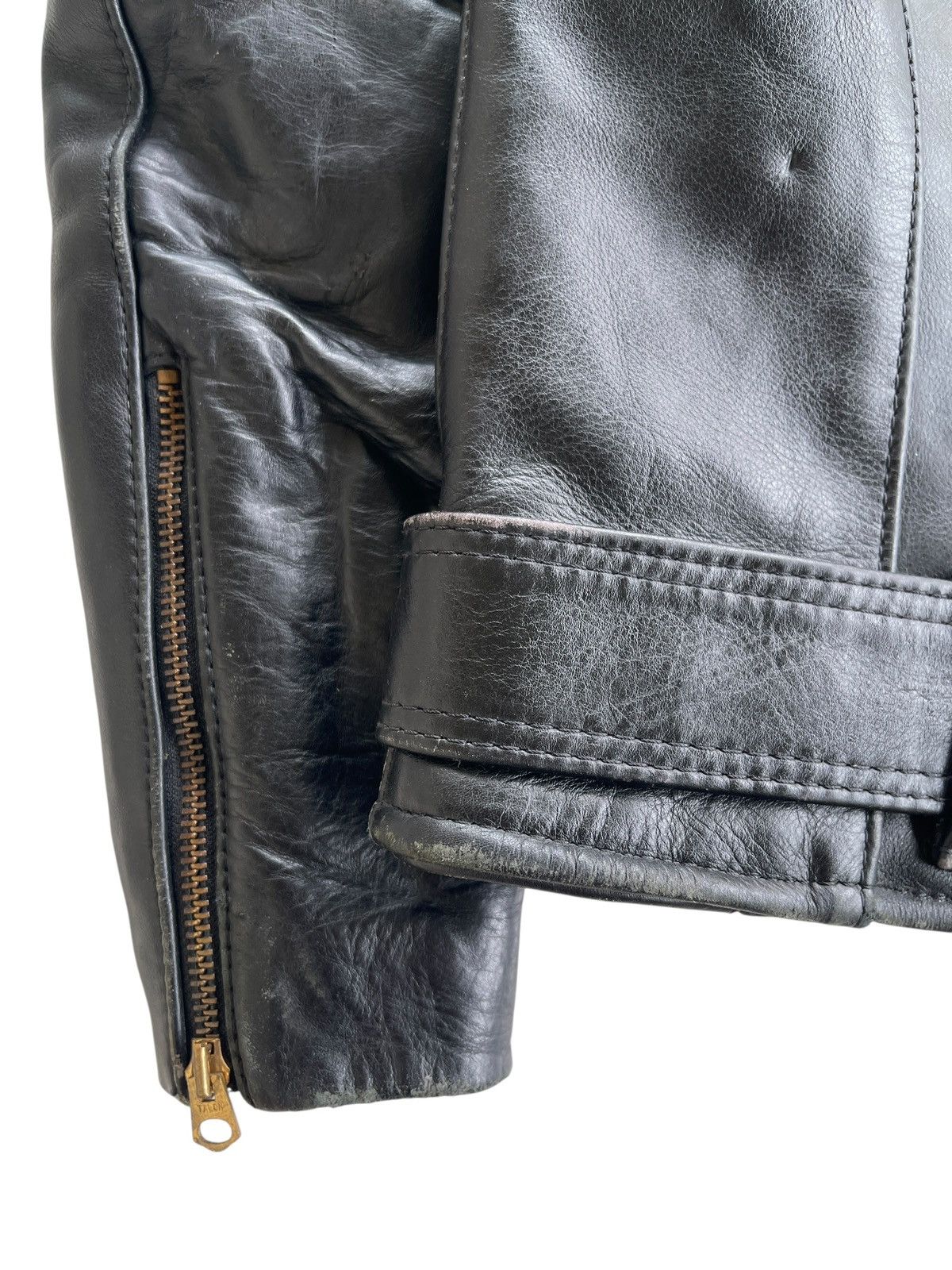 Vanson Leathers Vanson Leather USA Double Collar Biker Jacket (size 38) Size US S / EU 44-46 / 1 - 10 Thumbnail