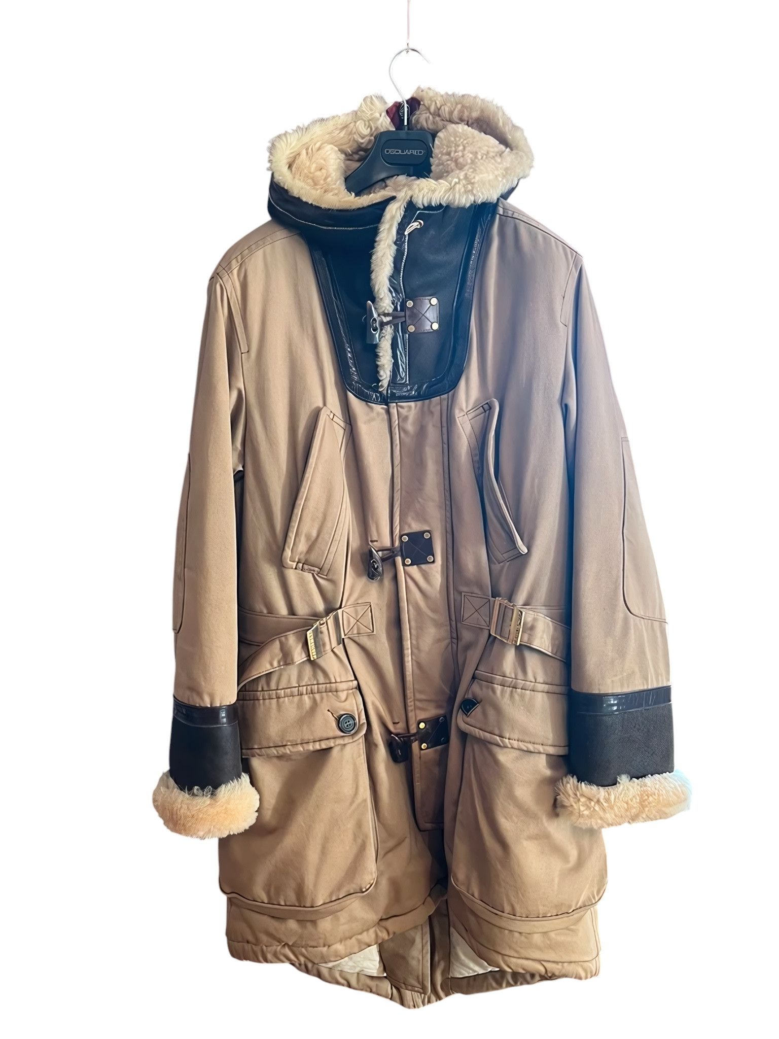 Dsquared2 F/W 2003 RUNWAY SHEARLING HEAVY COAT Size US M / EU 48-50 / 2 - 3 Thumbnail
