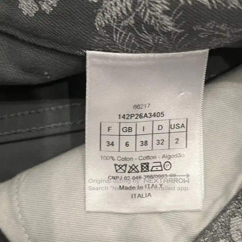 Dior Dior Gray Cotton Pattern Women's Shorts . Size 26" / US 2 / IT 38 - 6 Thumbnail