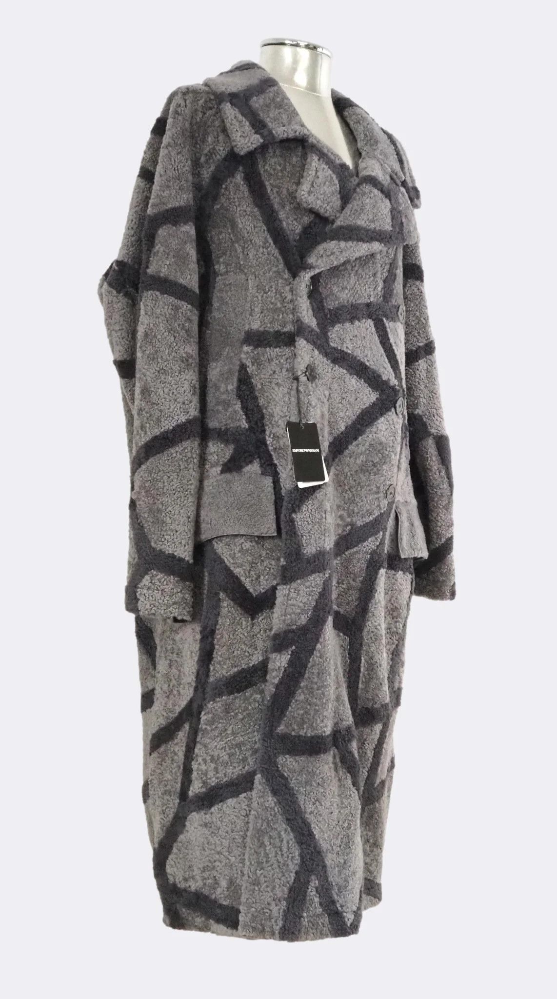 Emporio Armani Emporio Armani Reverse Shearling Leather Coat $2820 Size US M / EU 48-50 / 2 - 12 Thumbnail