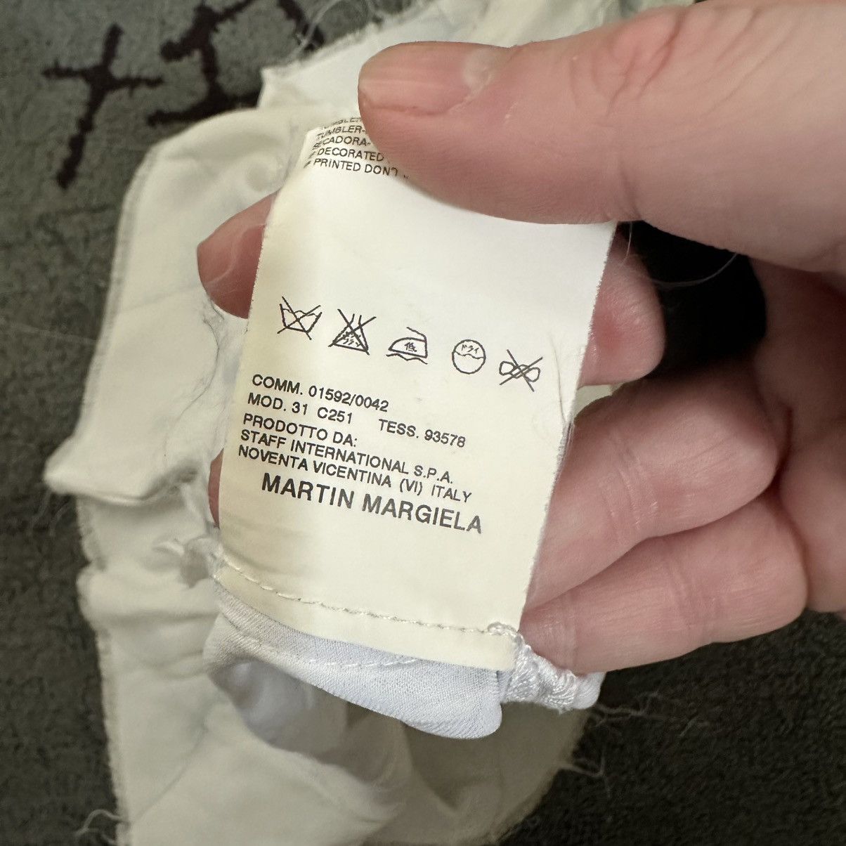 Maison Margiela Margiela trompe-l'oeil 'Chesterfield' print Fall 2004 Top Size M / US 6-8 / IT 42-44 - 5 Thumbnail