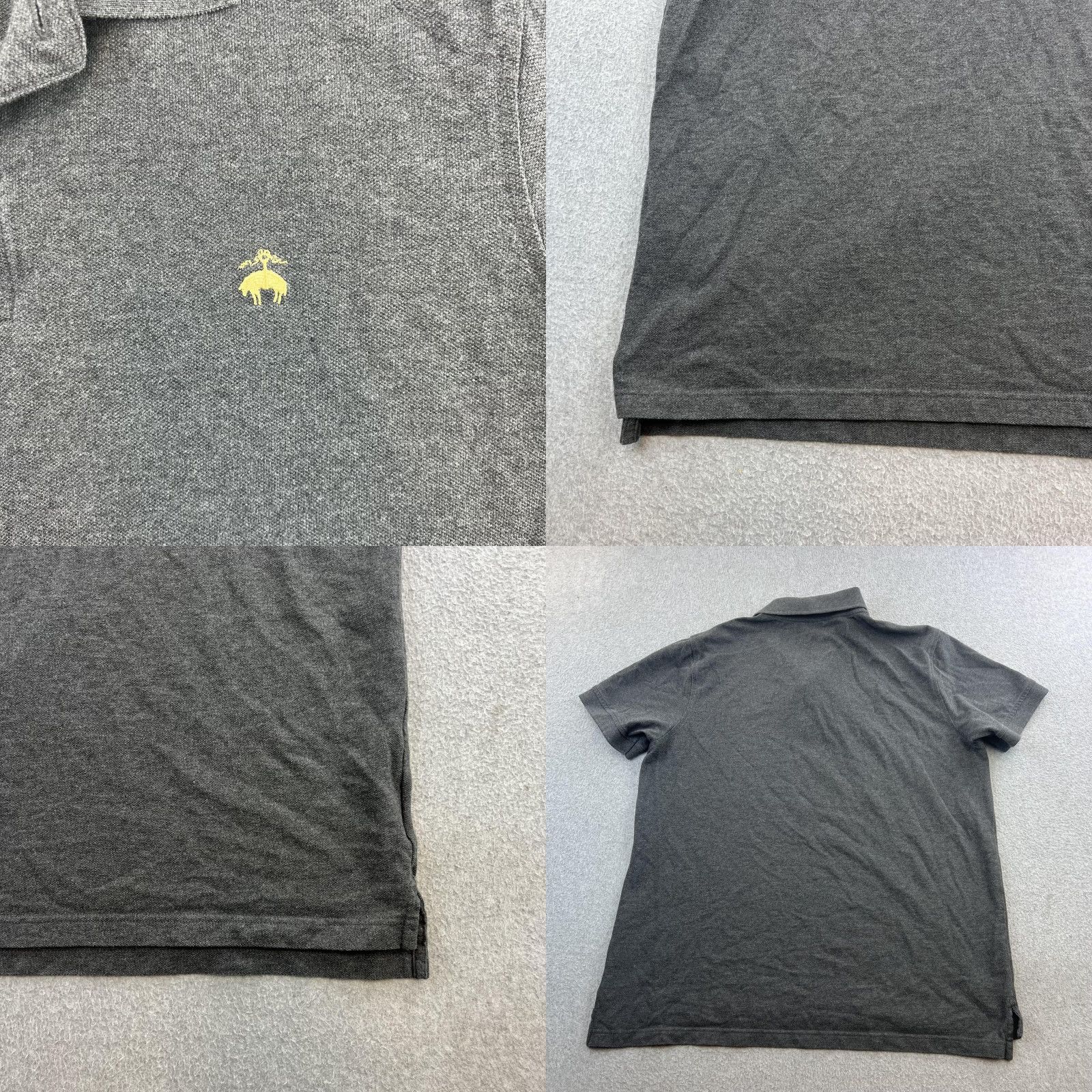Brooks Brothers Brooks Brothers Polo Shirt Mens XL Gray Performance Slim Fit Cotton Shirt Size US XL / EU 56 / 4 - 8 Thumbnail