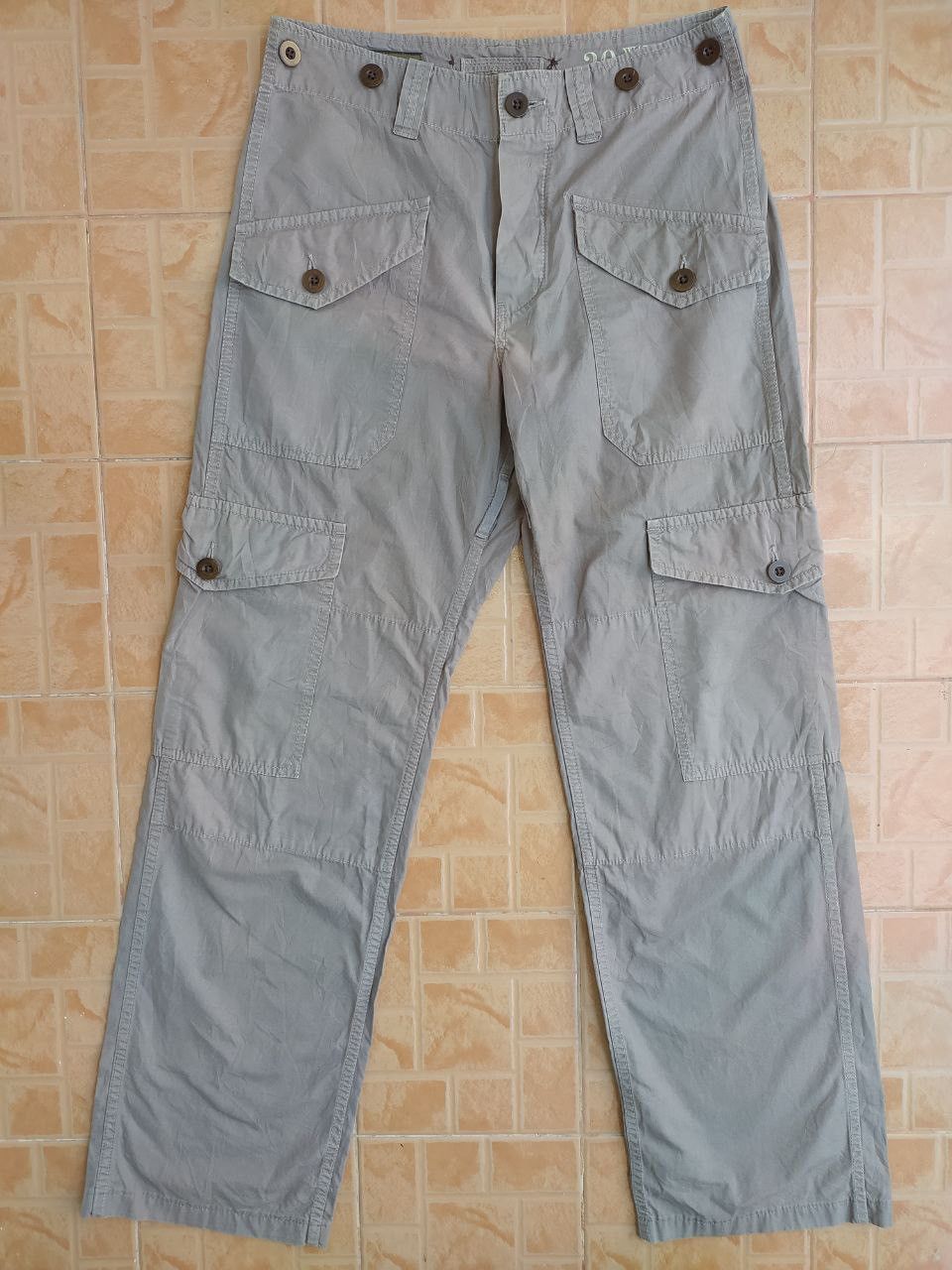 Nigel Cabourn NIGEL CABOURN GRAY CARGO PANTS TROUSERS SIZE 30 Size US 30 / EU 46 - 1 Thumbnail