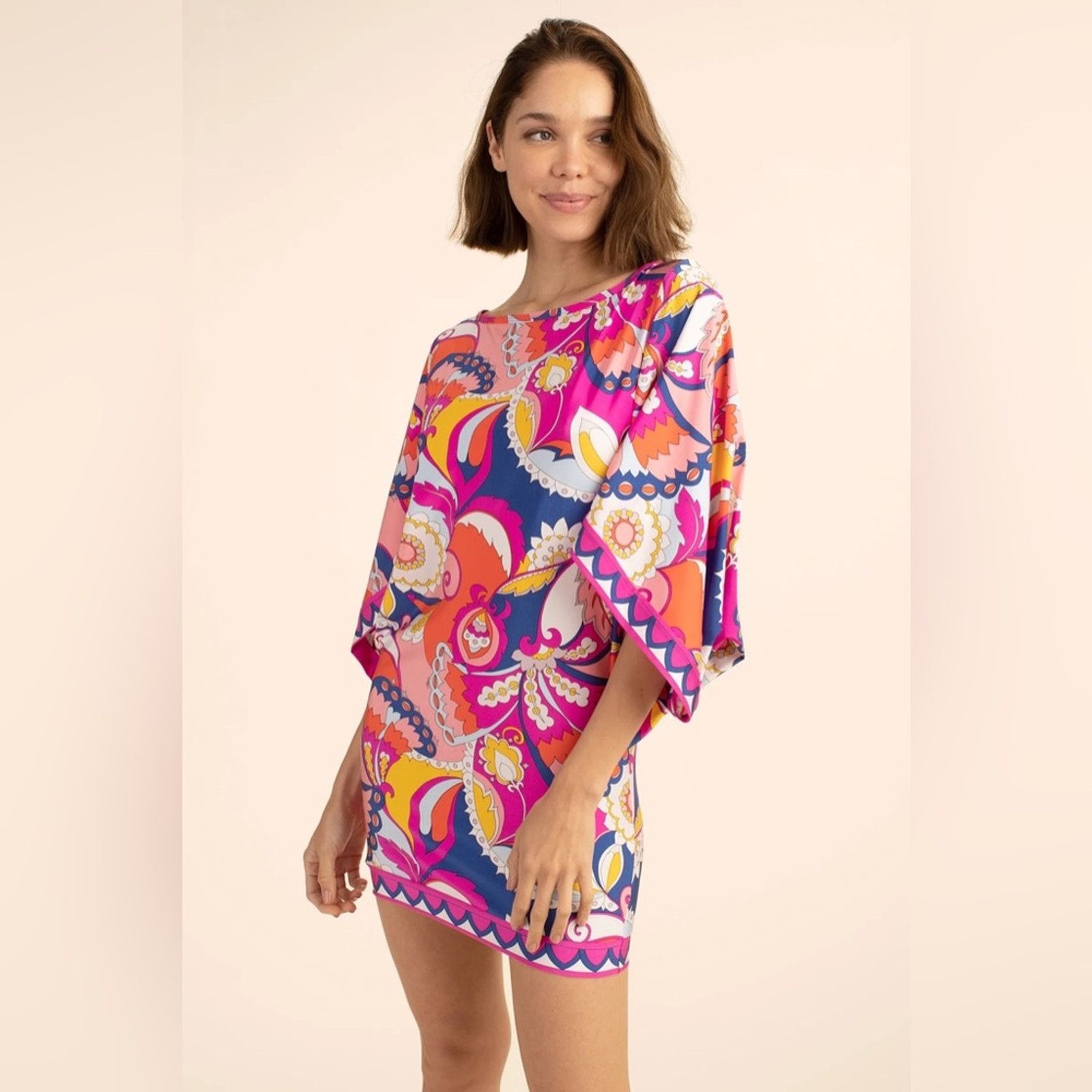 Trina Turk 🎉LAST CHANCE🎉‎ TRINA TURK Sevilla Tunic Cover-Up Size XL / US 12-14 / IT 48-50 - 5 Thumbnail