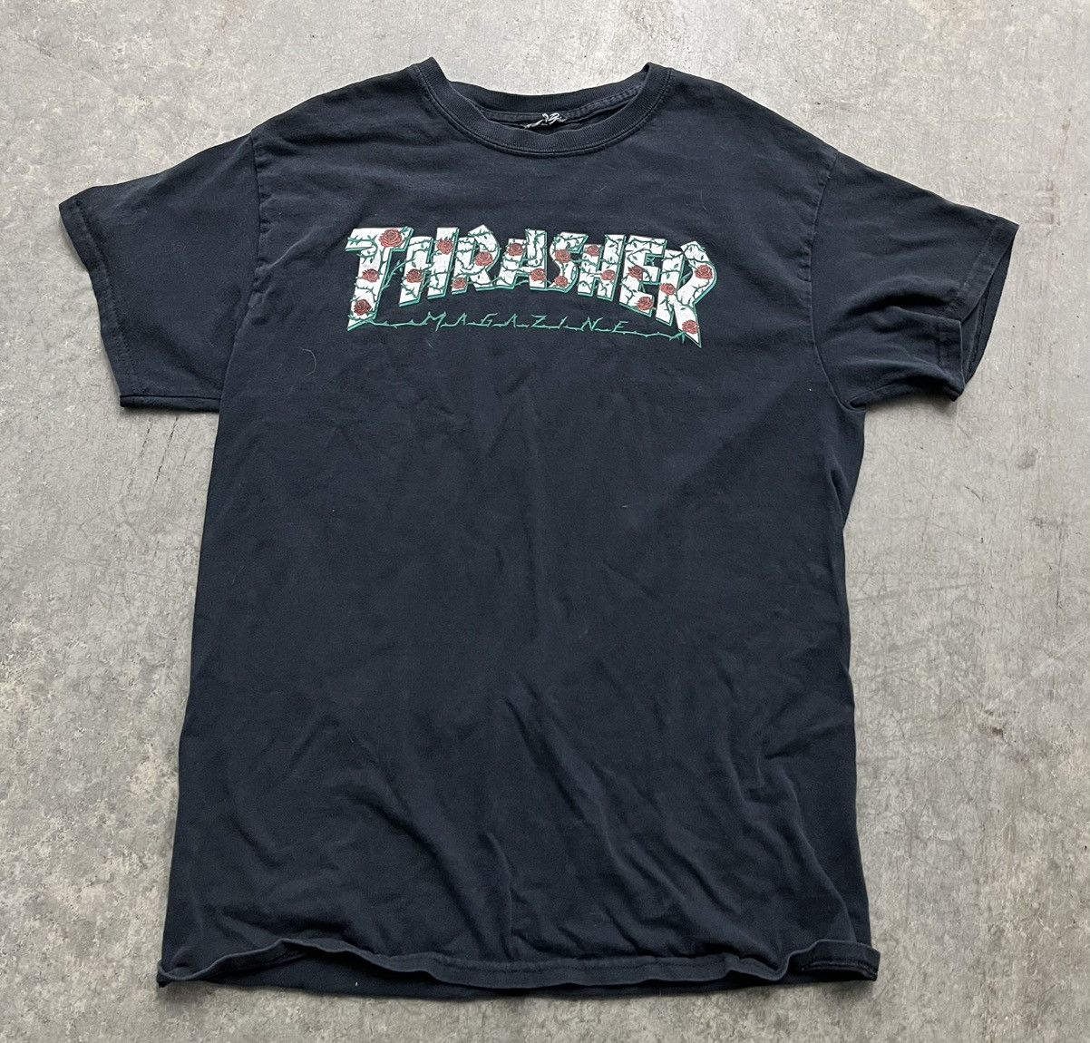 Thrasher Thrasher Rose Design T-Shirt Size US S / EU 44-46 / 1 - 1 Thumbnail