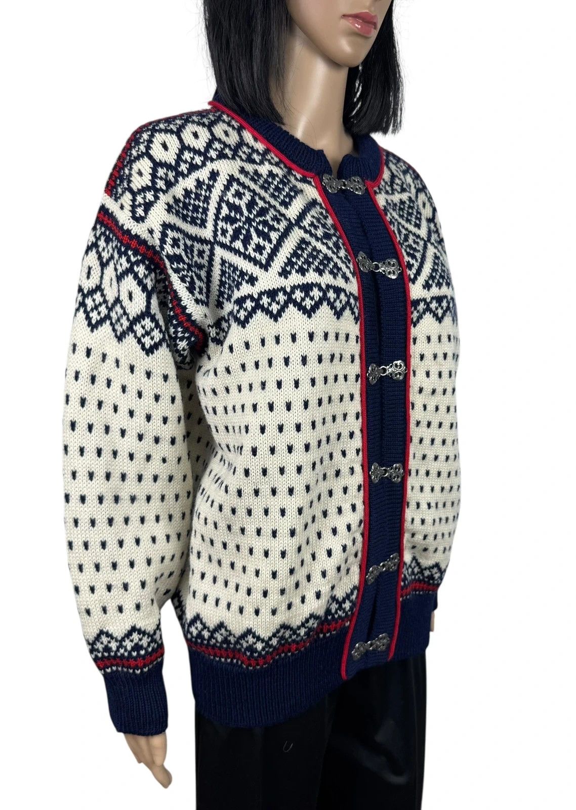 Dale Of Norway Dale Of Norway Fair Isle Handknit Cardigan Wool size L Size L / US 10 / IT 46 - 4 Thumbnail