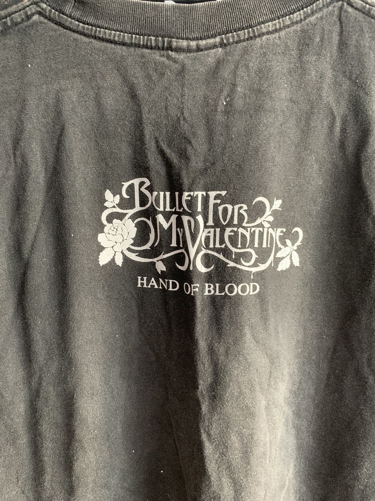 Band Tees Vintage t-shirt bullet for valentine hand of blood Size US M / EU 48-50 / 2 - 7 Thumbnail
