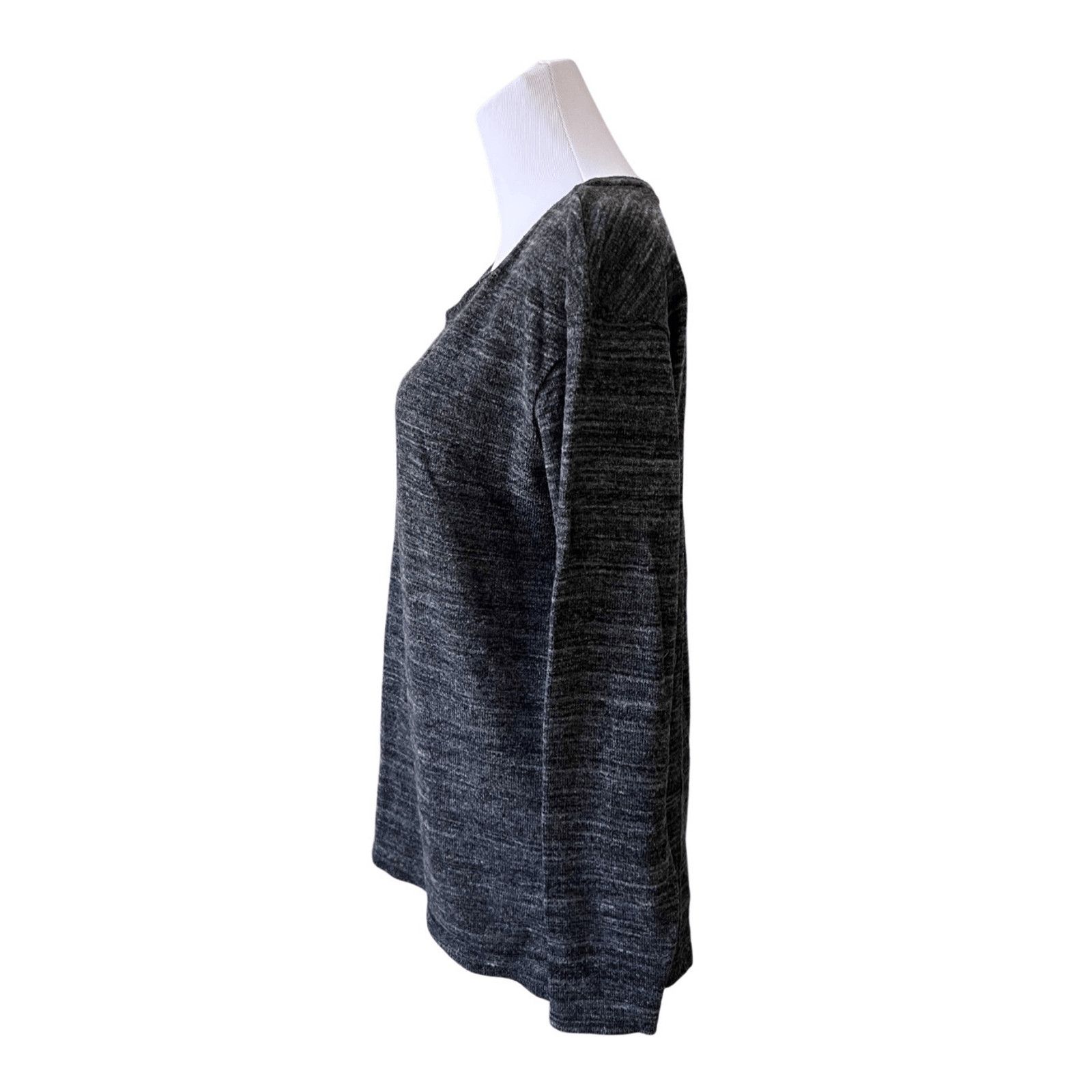 Columbia Columbia Hearth Pullover LS Charcoal Gray Top Shirt LARGE Size L / US 10 / IT 46 - 2 Thumbnail