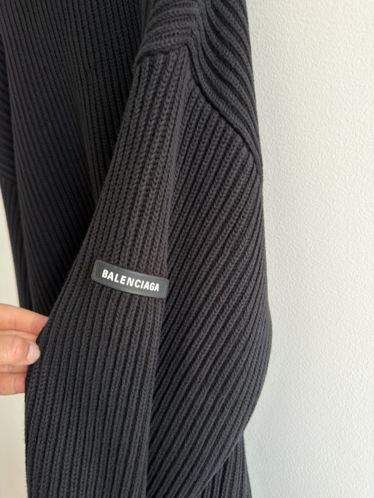 Balenciaga *RARE* BALENCIAGA DEMNA KNITTED CREWNECK MAILLE LAYER SHIRT Size US M / EU 48-50 / 2 - 8 Thumbnail