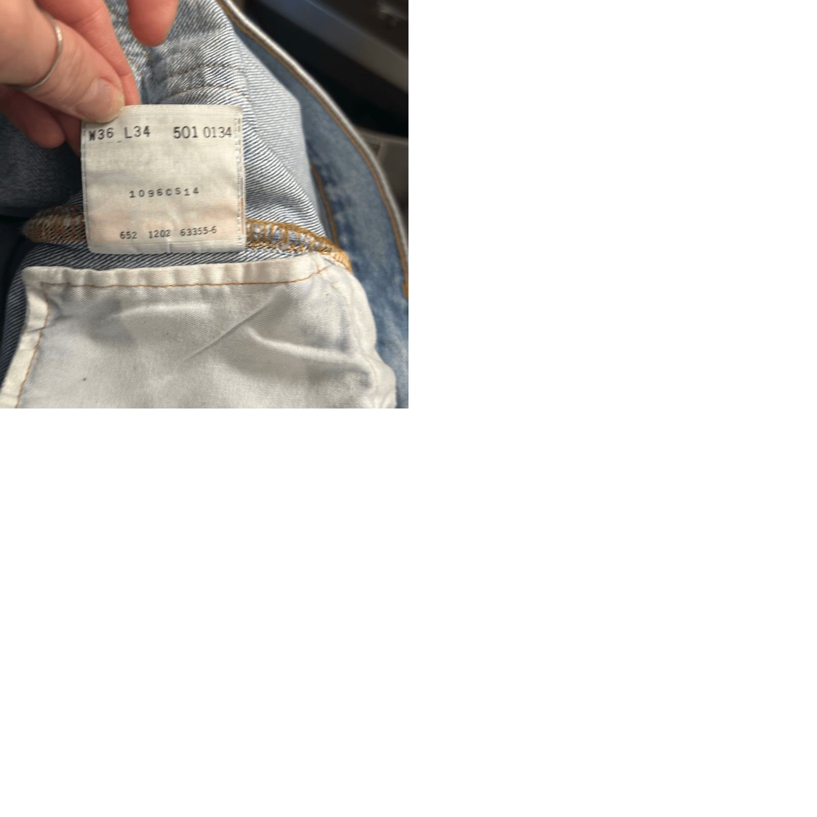 Levi's VINTAGE Levi’s 501 Jeans Men's Straight W36 L34 Light Wash Blue Button Fly 90s Mens Jeans Styles: Straight 501 Levis 501 Size US 36 / EU 52 - 9 Thumbnail