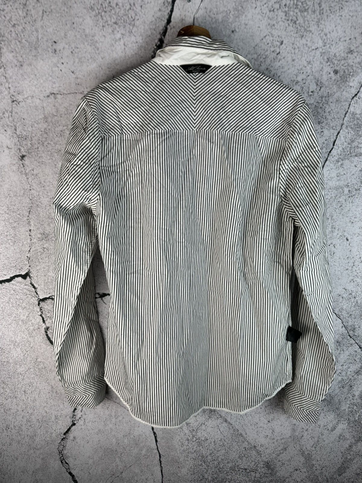 Designer Vintage Allsaints Shirt Long Sleeve Travis Y2K Luxury Rare Size US M / EU 48-50 / 2 - 3 Thumbnail
